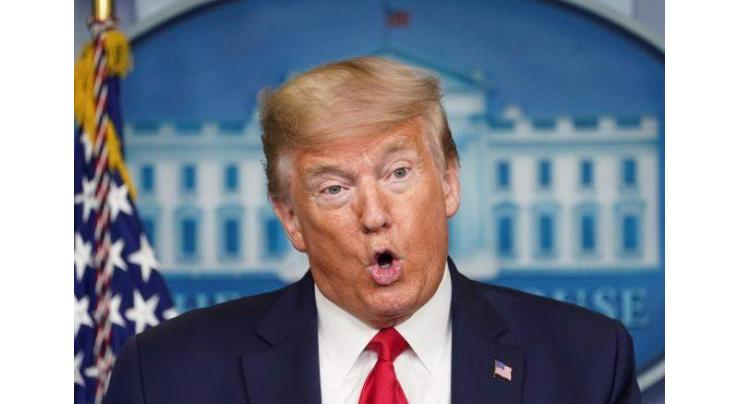 Trump denies sheltering in White House bunker
