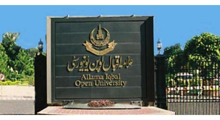 Allama Iqbal Open University declares June 5 last date for admission in Post-graduate programs
