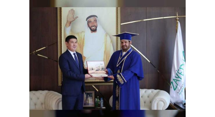 Zayed bin Sultan Al Nahyan Charitable and Humanitarian Foundation discusses cooperation with Kazakh Embassy