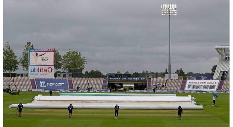 Rain delays international cricket's return in England-West Indies Test
