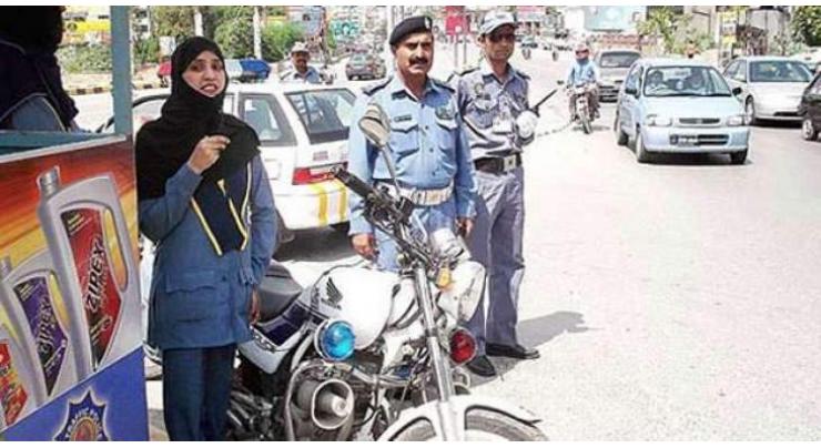 City Traffic Police carried out awareness campaign to prevent spread of Coronavirus
