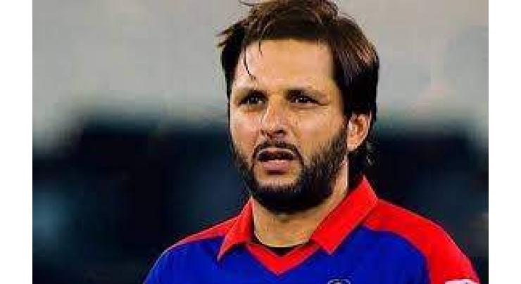 Shahid Afridi’s charity foundation’s logo featured on team’s playing kits for England tour

 