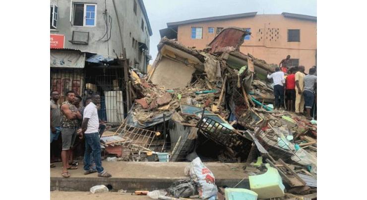 Two dead, eight rescued in Lagos building collapse

