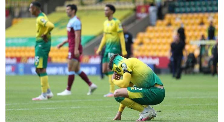 Norwich City relegated from the Premier League
