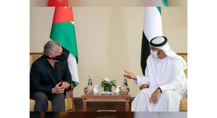 Mohamed bin Zayed, King Abdullah of Jordan discuss advancing relations, review regional developments
