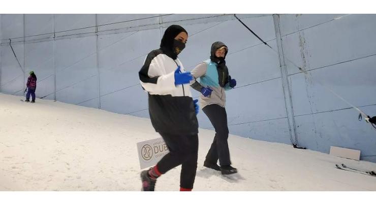 Dubai makes the impossible possible with Snow Run in peak desert summer