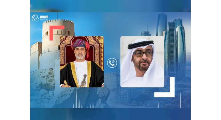 Mohamed bin Zayed, Oman&#039;s Sultan exchange Eid al-Adha greetings