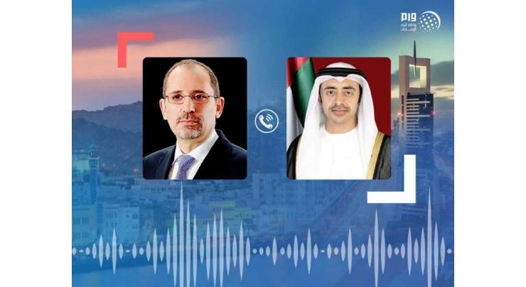 Abdullah bin Zayed, Jordanian FM discuss regional developments, bilateral relations