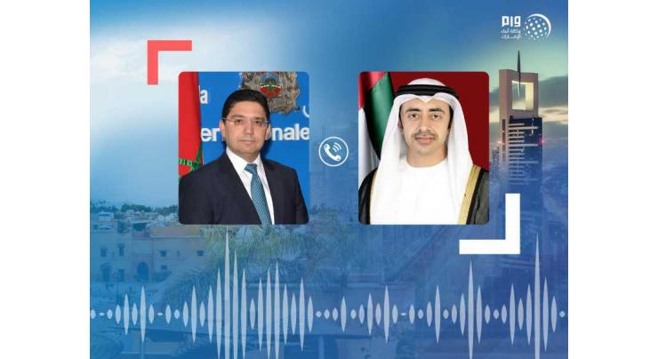 Abdullah bin Zayed, Moroccan FM review enhancing bilateral relations