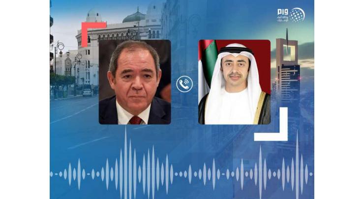 Abdullah bin Zayed, Algerian FM exchange Eid Al-Adha greetings
