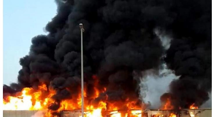 Massive Fire in UAE Market Taken Under Control, No Casualties - Reports
