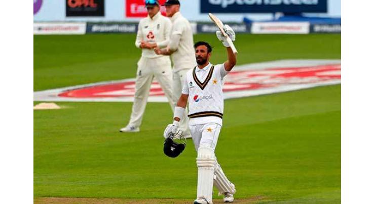 Masood's superb century puts Pakistan on top in first England Test
