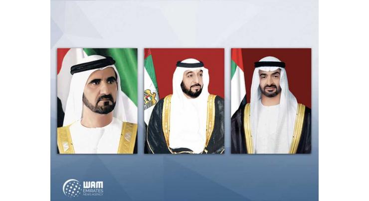 UAE leaders congratulate Pakistani President on National Day