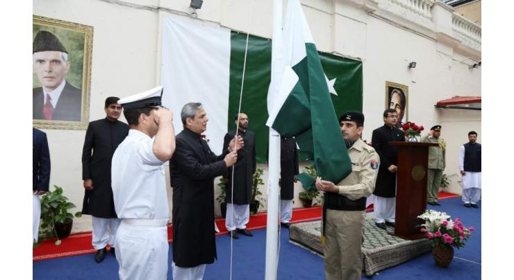 Green flag unfurls at Pak missions with felicitations poured in from world leaders, diplomats
