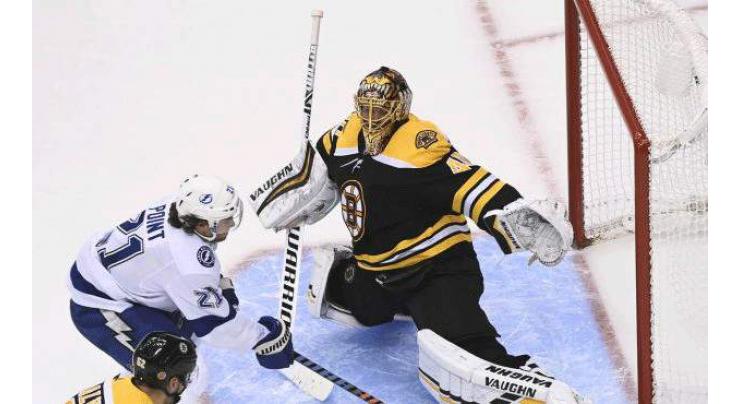Bruins goalie Rask opts out of NHL playoffs for family
