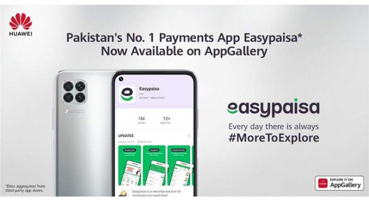Headline 01: HUAWEI AppGallery Bolsters Itself with the Availability of Pakistan’s No. 1 Payments App Easypaisa