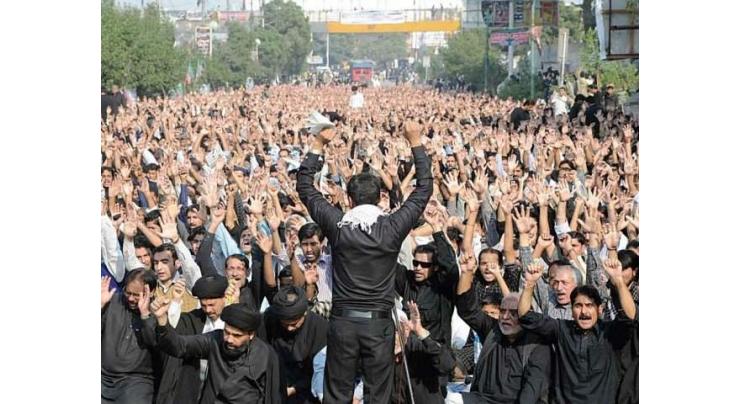 Traffic police finalize for 9th, 10th Moharram
