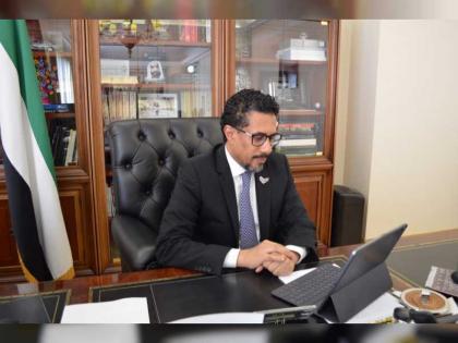 سفير الدولة يبحث التعاون الثنائي مع مجموعة الصداقة البرلمانية المكسيك - دولة الإمارات