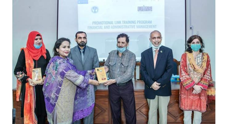 Online training on financial and administrative management of livestock officers concludes at UVAS