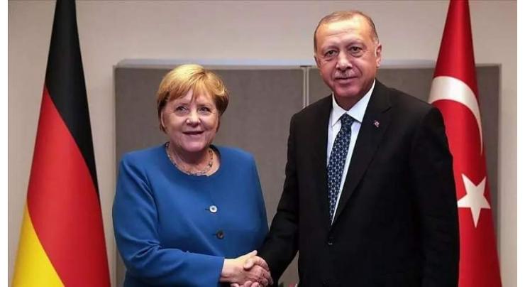 Erdogan, Merkel Discuss Situation in Eastern Mediterranean - Turkish Presidency