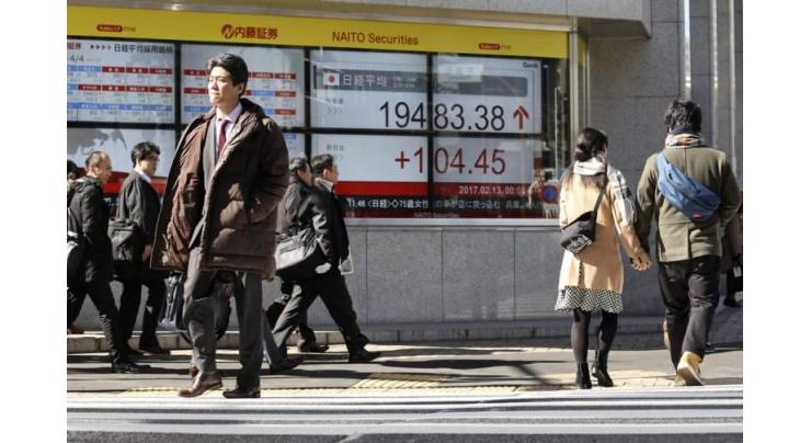Tokyo stocks open lower on US falls
