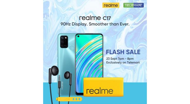 Realme C17， most affordable 6 GB + 128 GB smartphone is launching online 23rd Sep followed by Telemart Flash Sale
