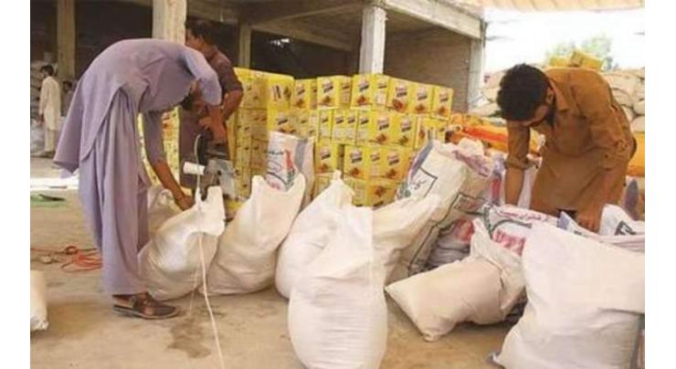 Ration distributed to rain hit people

