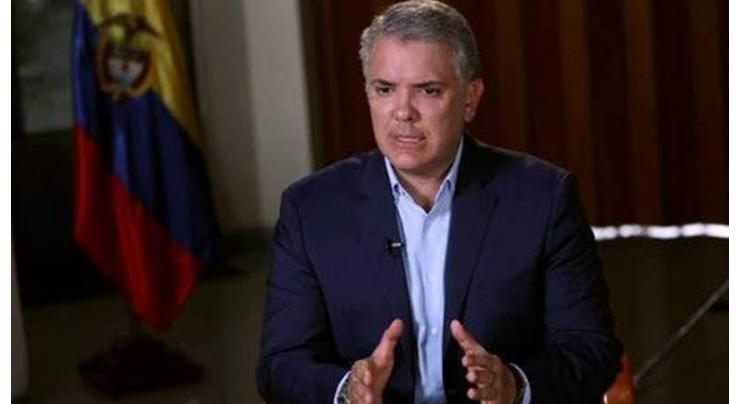 Colombia's Duque says prosecute 'war criminal' Maduro
