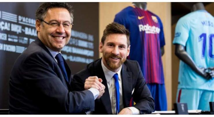Barca president Bartomeu wants to make peace with Messi
