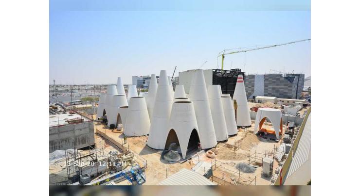 External construction for Austria Pavilion at Expo 2020 complete