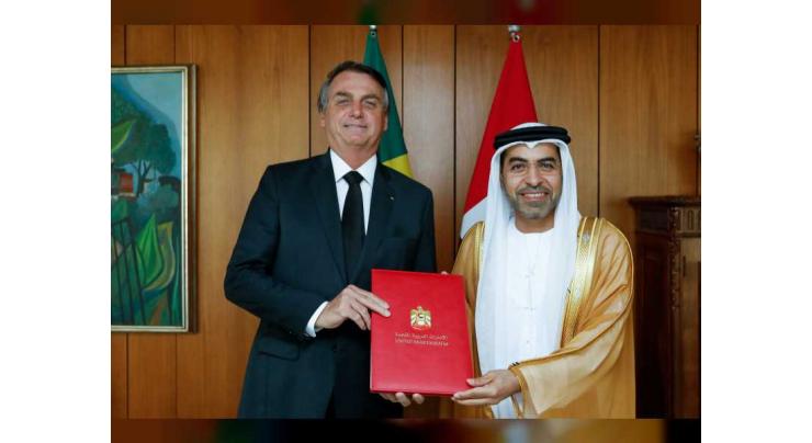 UAE Ambassador presents credentials to Brazilian President