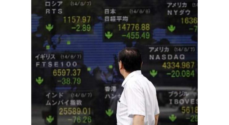 Asian markets tumble again as virus, stimulus, election fan fears
