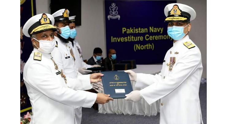 Vice Chief Of The Naval Staff Confers Military Awards Upon Pakistan Navy Personnel
