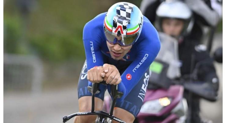 'Dreaming' Ganna claims Italy's first world time trial crown on home soil
