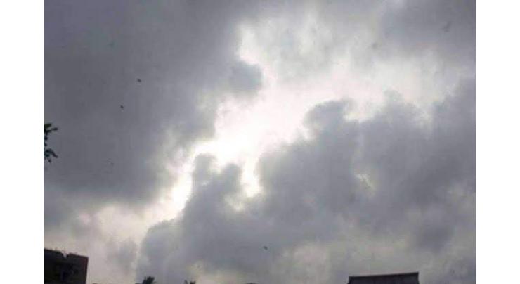 Partly cloudy weather with chances of rain-wind thunderstorm forecast
