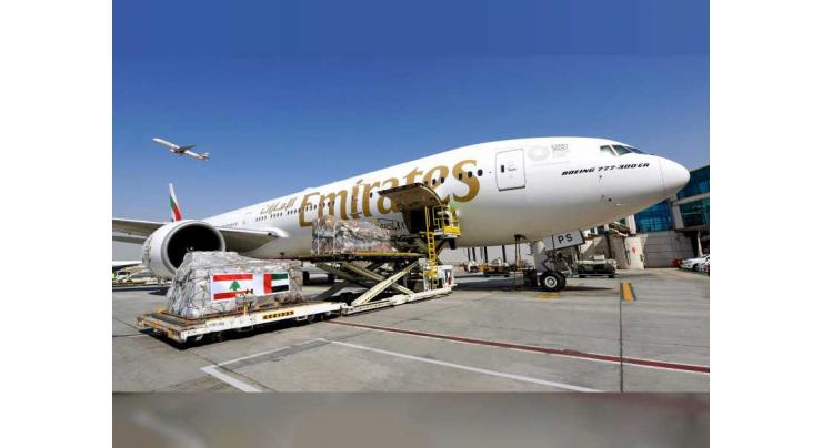Emirates SkyCargo continues Beirut relief efforts, transporting more than 160,000 kgs of vital aid and supplies