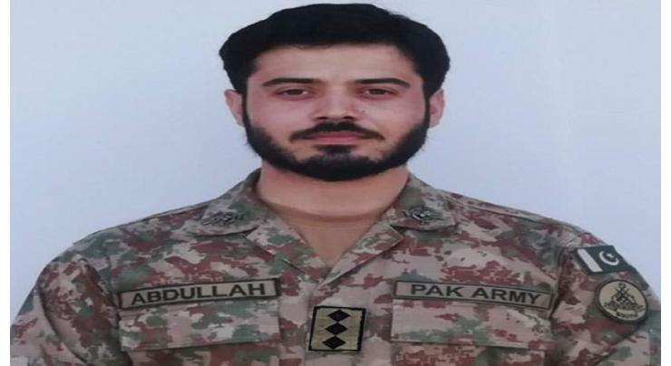 Martyred captain Abdullah laid to rest
