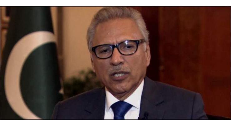 Pakistan will continue backing Afghan peace process, says President Alvi