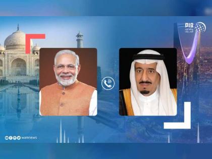 خادم الحرمين يبحث هاتفيا مع رئيس وزراء الهند أعمال مجموعة العشرين 