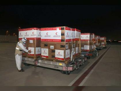 طائرة مساعدات طبية ثالثة من الهلال الأحمر تصل إلى دمشق للمساهمة في الحد من كوفيد-19 في سوريا