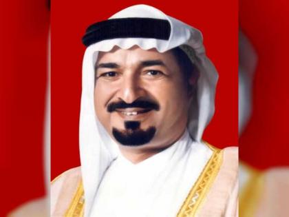 حاكم عجمان يهنئ خادم الحرمين الشريفين باليوم الوطني الـ 90 للمملكة