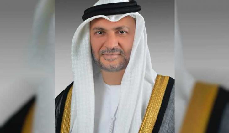 UAE Minister of State for Foreign Affairs, UN Special Envoy to Syria review regional developments