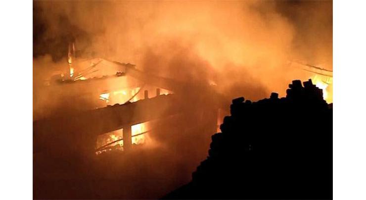 Fire erupts in textile factory in Faisalabad