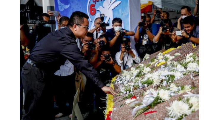 Thai protest leaders, massacre survivors mark sombre anniversary
