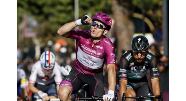 Demare wins sprint for third stage victory in this year's Giro
