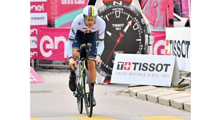 Ganna claims third Giro stage win, Almeida extends race lead
