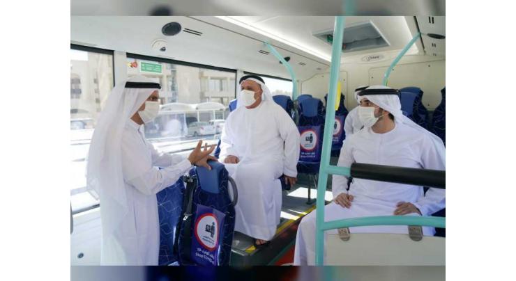 Hamdan bin Mohammed inaugurates new generation of Bus Stations at Al-Ghubaiba