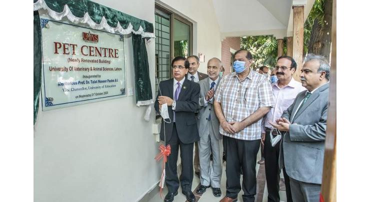 Newly-renovated, extended building of UVAS Pet Centre inaugurated