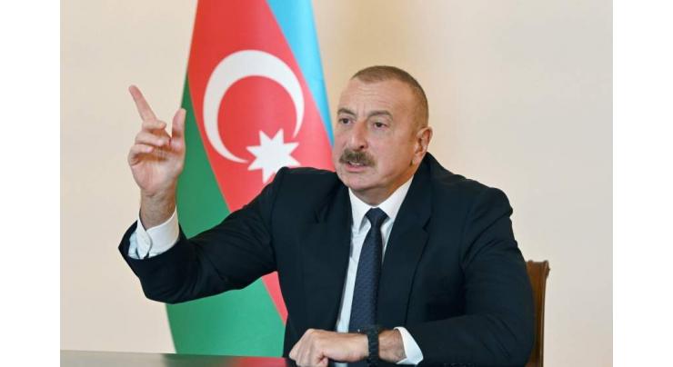 Aliyev Not Rejecting Deployment of International Observers, Peacekeepers to Karabakh
