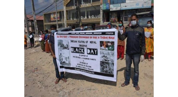 Nation to observe Oct 27  as black day along with Kashmiris
